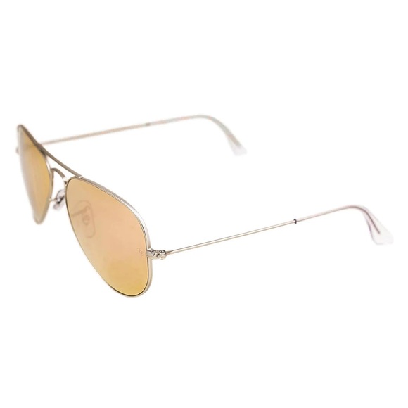 LIKE NEW Ray Ban Aviator Pink Mirrored Sunglasses - Picture 4 of 10